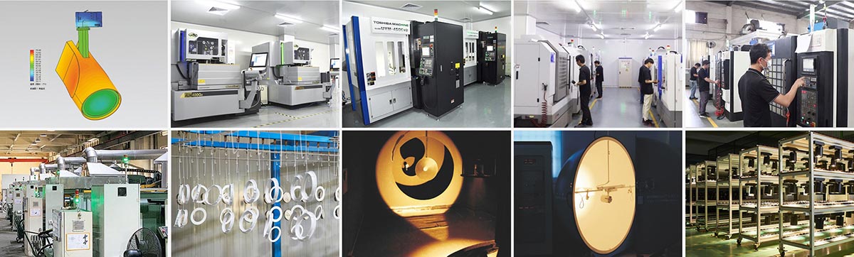 led track light machine